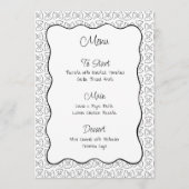 アモーレブライダルシャワーのパスタパタイタリアンン メニュー (正面)