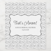 アモーレブライダルシャワーのパスタパタイタリアンン ワインラベル (シングルラベル)