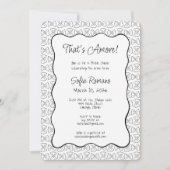 アモーレブライダルシャワーのパスタパタイタリアンン 招待状 (正面)