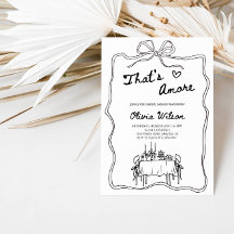 アモーレブライダルシャワーイタリアン – 宴会テーブル