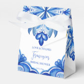 アモーレブルータイルレモンイタリアンブライダルシャワー フェイバーボックス (正面サイド)