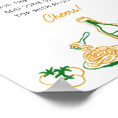 アモーレミモ素朴サイタリアンバー ポスター (角)