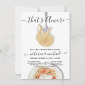 アモーレリハーサルイタリアンディナーパスタインヴィータ 招待状 (正面)