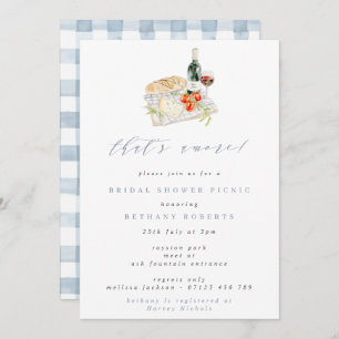 アモーレワイン&チーズブライダルシャワーピクニック 招待状