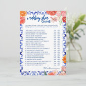 アモーレ地中海のの結婚シューゲームカード 招待状 (スタンド正面)