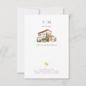 アモーレ&アランチィ | トスカーナ イタリア モノグラム ウェディング (正面)