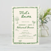 アモーレ イタリアン ハンドドローンレハーサルディナー 招待状 (スタンド正面)