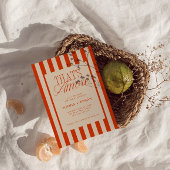 アモーレ レッドストライプス ウェディング セーブザデート