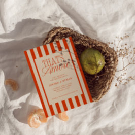 アモーレ レッドストライプス ウェディング セーブザデート