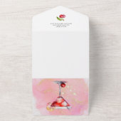 アモーレ |水彩ブライダルシャワー オールインワン招待状 (外側)