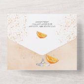 アモーレ |水彩ブライダルシャワー オールインワン招待状 (裏面)