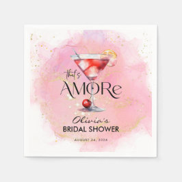 アモーレ | 水彩 結婚前お茶会 スタンダードカクテルナプキン
