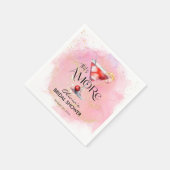 アモーレ | 水彩 結婚前お茶会 スタンダードカクテルナプキン (角)