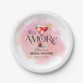 アモーレ | 水彩 結婚前お茶会 ペーパープレート