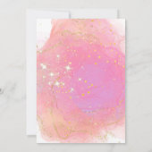 アモーレ | 水彩 結婚前お茶会 招待状 (裏面)