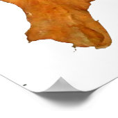 アヤトゥル・クルシ絵画書道の ポスター (角)