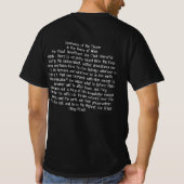 アヤトゥル・クルシTシャツ Tシャツ (裏面)