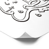 アヤト​ルクルシفن-الخط-آيت-الكرسي ポスター (角)