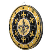 アヤメのニュー・オーリンズのデザインの投げ矢板 ダーツボード (正面右)