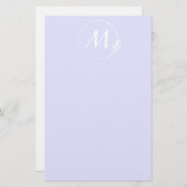 アヤメの円 便箋 (正面/裏面)