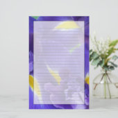 アヤメの花 便箋 (スタンド正面)