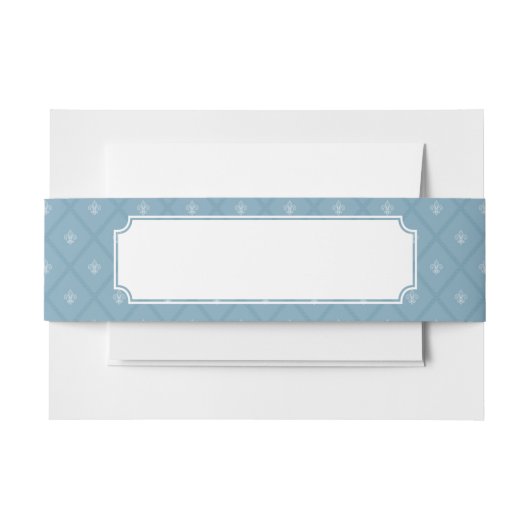 アヤメパターン 招待状ベリーバンド (正面例)