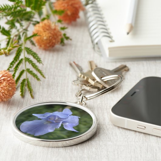 アヤメ花 キーホルダー (側面)