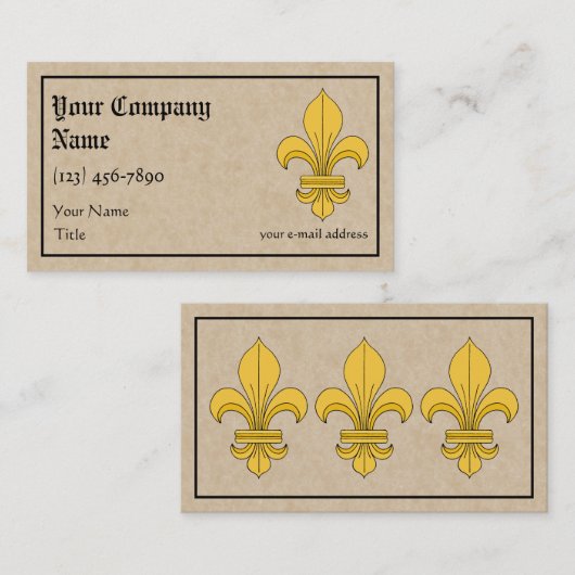 アヤメ 名刺 (正面/裏面)