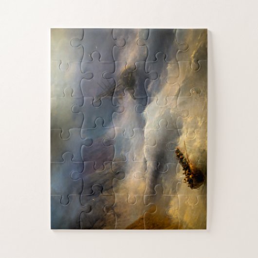 アヤ岬で嵐 ジグソーパズル (縦)