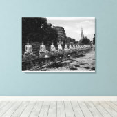 アユタヤの諸仏 キャンバスプリント (インサイチュ (ウッドフロア))