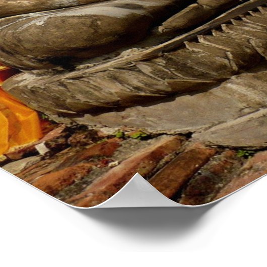 アユタヤの諸仏 ポスター (角)