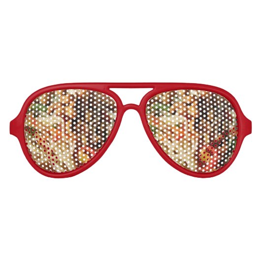 アユタヤスパイシーパパイヤサラダ[ソムタム] with Cashew アビエーターサングラス (正面)