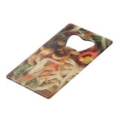 アユタヤスパイシーパパイヤサラダ[ソムタム] with Cashew クレジットカード栓抜き (裏面アングル)