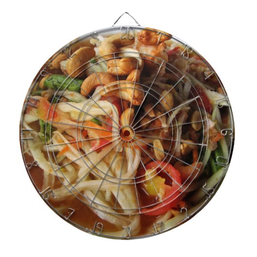 アユタヤスパイシーパパイヤサラダ[ソムタム] with Cashew ダーツボード (正面)