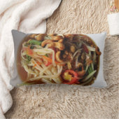 アユタヤスパイシーパパイヤサラダ[ソムタム] with Cashew ランバークッション (ブランケット)