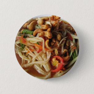 アユタヤスパイシーパパイヤサラダ[ソムタム] with Cashew 缶バッジ