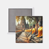 アユタヤタイ仏像 マグネット (正面/裏面)