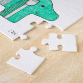 アユニークートパズル- 3ダックスフントカラー勉強 ジグソーパズル (側面)