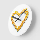 アユハート ラウンド壁時計 (傾斜)