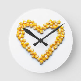 アユハート ラウンド壁時計