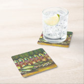 アユ スクエアペーパーコースター (インサイチュ)