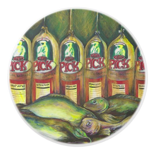 アユ セラミックノブ (正面)