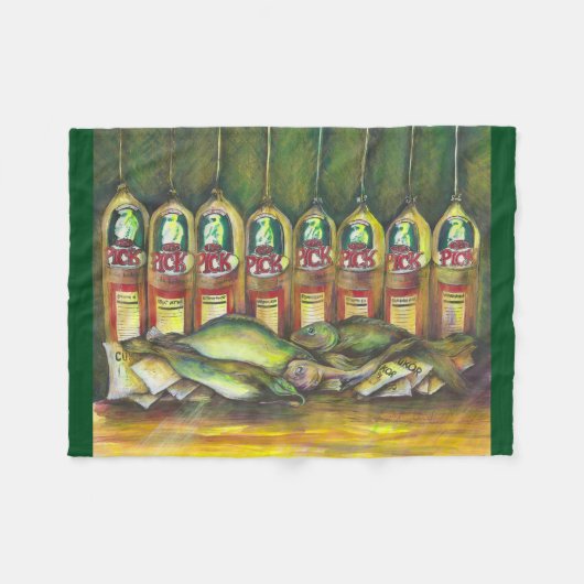 アユ フリースブランケット (正面(横))