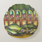 アユ ラウンドクッション (正面)