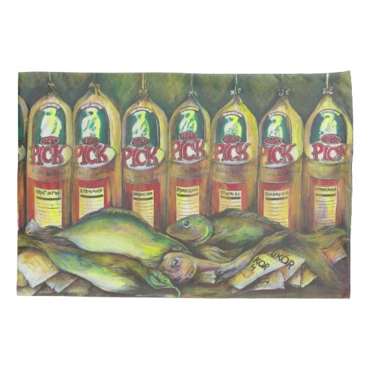 アユ 枕カバー (裏面)