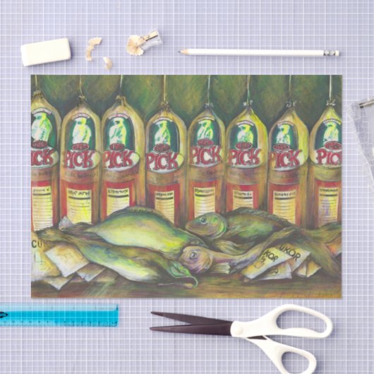 アユ 薄葉紙 (クラフト)