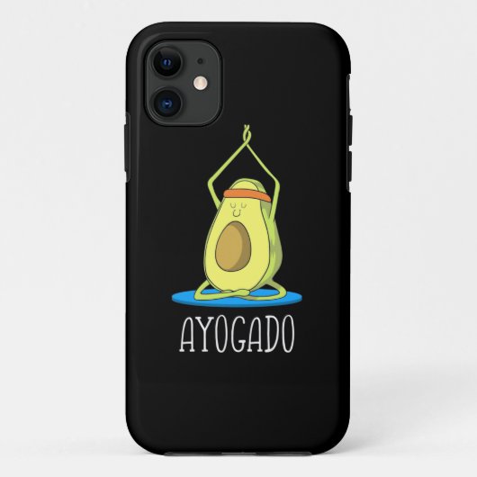 アヨガドアボカドヨガ恋人 Case-Mate iPhoneケース (裏面)