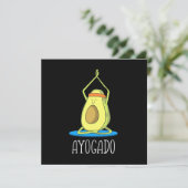 アヨガド アボカド ヨガ好き 招待状 (スタンド正面)