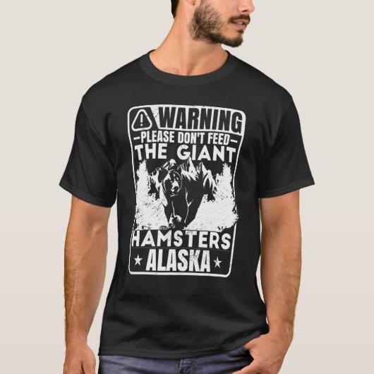 アラおもしろいスデイコディアックグリズリーベア Tシャツ (正面)