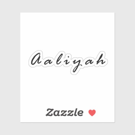 アライアイ名 シール (シート)